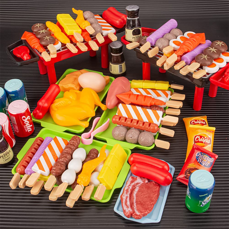 Baby Dress Up Kitchen Toys BBQ - Baby Food Cooking Set ulasan dan harga