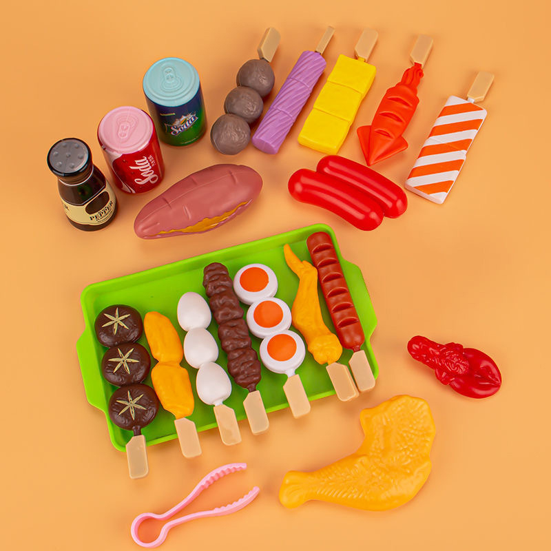 Baby Dress Up Kitchen Toys BBQ - Baby Food Cooking Set ulasan dan harga